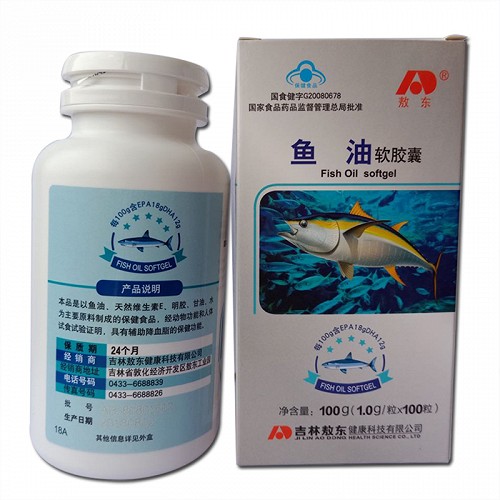 敖东 鱼油软胶囊 1.0g*100粒