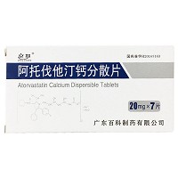 京舒 阿托伐他汀钙分散片 20mg*7片