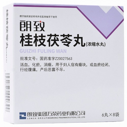 朗致桂枝茯苓丸浓缩水丸6丸8袋