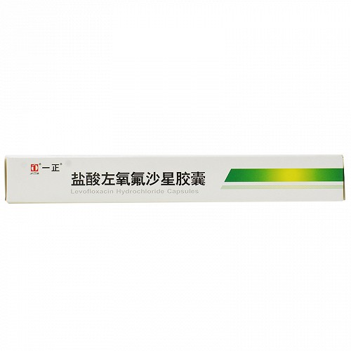 一正 盐酸左氧氟沙星胶囊 0.1g*12粒