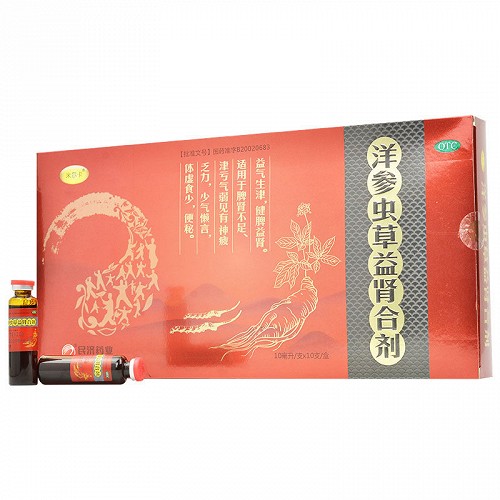 民济药业洋参虫草益肾合剂10ml10支