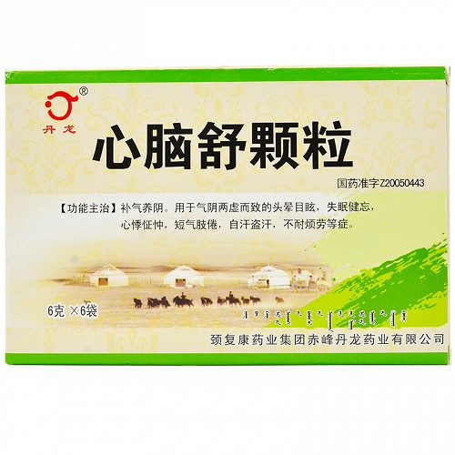 丹龙 心脑舒颗粒 6g*6袋