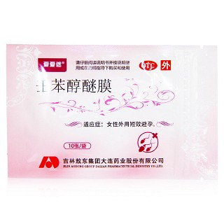 爱爱迷 壬苯醇醚膜 50mg(7cm*5cm)*6张*2袋