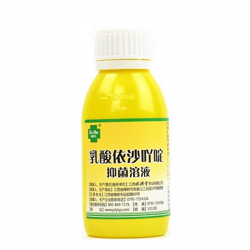 何醫生乳酸依沙吖啶抑菌溶液100ml