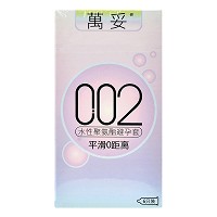 万妥 水性聚氨酯避孕套 002（光面W55） 6只