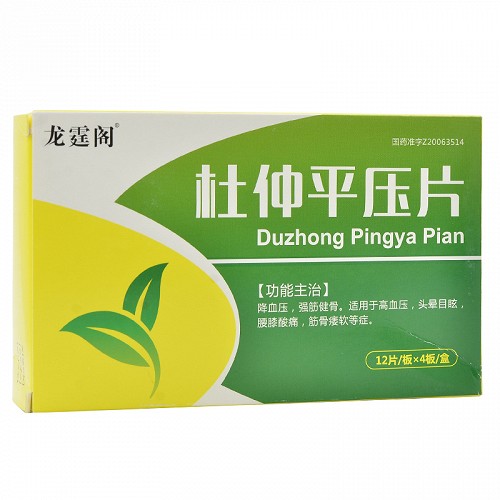 龙霆阁杜仲平压片06g48片