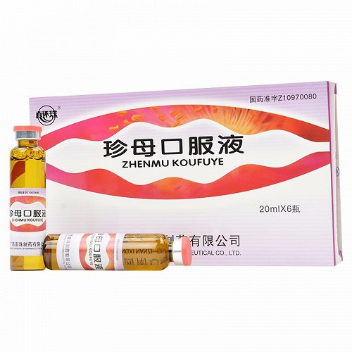 真还珠 珍母口服液 20ml*6瓶