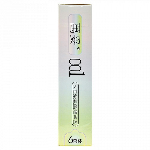 万妥 水性聚氨酯避孕套 001（光面W55） 6只