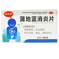 诺佰瑞 蒲地蓝消炎片 15片*4板