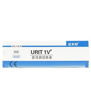 优利特 蛋白质URIT（1VP尿目测试纸条） 25条