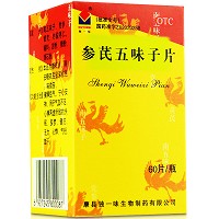 独一味 参芪五味子片 0.25g*60片/瓶