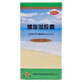 林恒 螺旋藻胶囊 0.35g*72粒