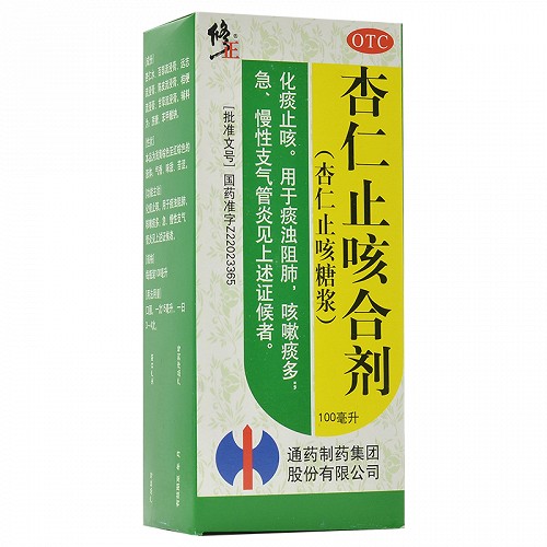 修正 杏仁止咳合剂（杏仁止咳糖浆） 100ml