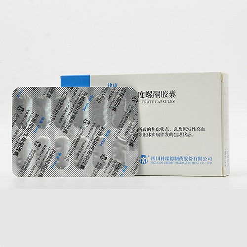 律康 枸橼酸坦度螺酮胶囊 10mg*24粒