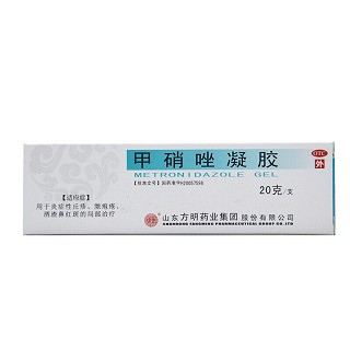 东药 甲硝唑凝胶 20g(20克：150毫克)