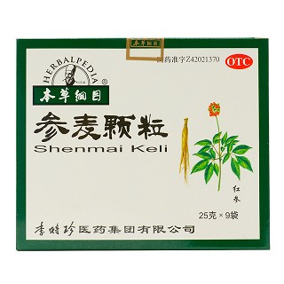本草纲目 参麦颗粒 25g*9袋