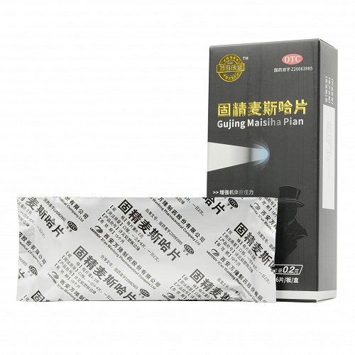 万隆制药固精麦斯哈片6片6板