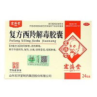 宏济堂 复方西羚解毒胶囊 0.38g*12粒*2板