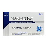 美达信 阿托伐他汀钙片 20mg*14片