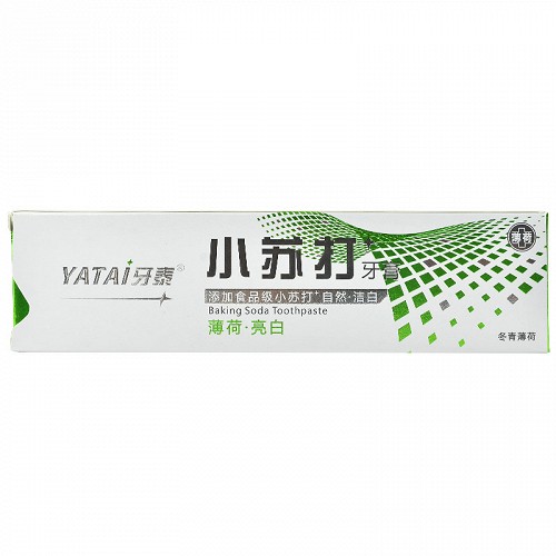 YATAI牙泰 小苏打牙膏（薄荷亮白） 100g