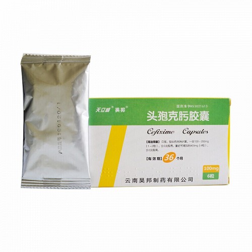 康裕昊邦頭孢克肟膠囊0.1g*6粒價格及說明書-功效與作用-亮健好藥