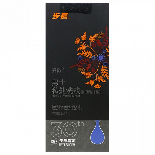 步长 男士私处洗液 (抑菌泡沫型) 100ml