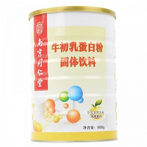 乐家老铺南京同仁堂 牛初乳蛋白粉固体饮料 900g