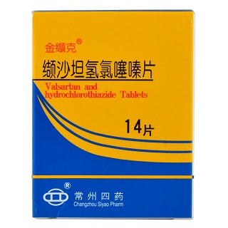 金缬克 缬沙坦氢氯噻嗪片 14片