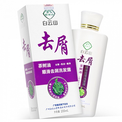 白云山 茶树油顺滑去屑洗发露 200ml