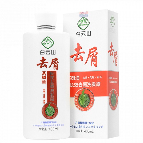 白云山 茶树油长效去屑洗发露 400ml