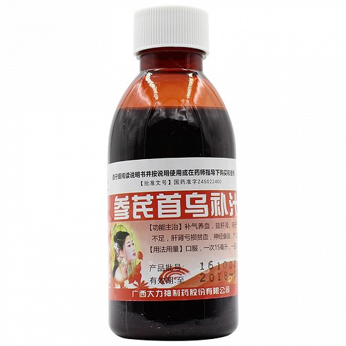 大力神 参芪首乌补汁 150ml