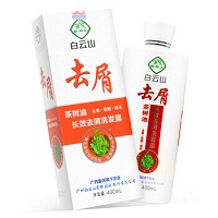 白云山 茶树油顺滑去屑洗发露 400ml