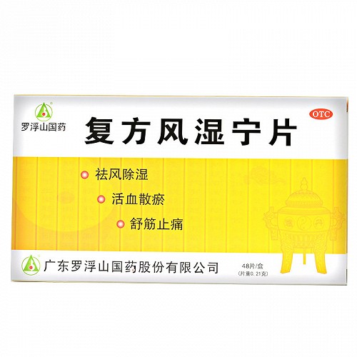 罗浮山国药 复方风湿宁片 0.21g*48片