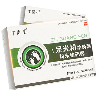 丁医生 足光粉给药器 25g*6袋