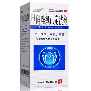 妇炎洁   甲硝唑氯己定洗剂   180ml