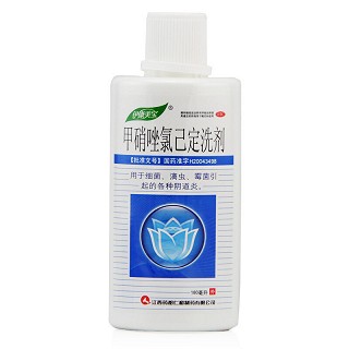 妇炎洁   甲硝唑氯己定洗剂   180ml