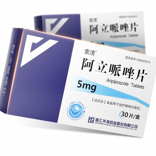 索清 阿立哌唑片 5mg*10片*3板
