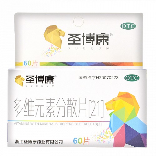 圣博康 多维元素分散片(21) 60粒