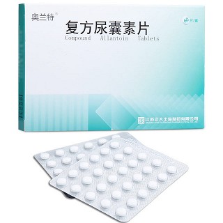 奥兰特 复方尿囊素片 55mg：45mg*30片*2板