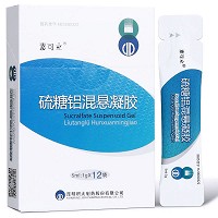 素可立 硫糖铝混悬凝胶 5ml:1g*12袋