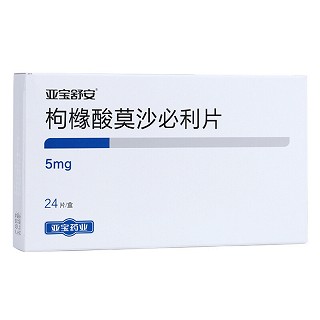 亚宝舒安  枸橼酸莫沙必利片 5mg*24片