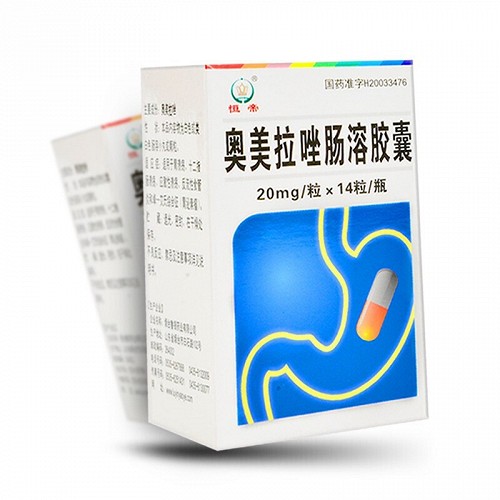 恆帝 奧美拉唑腸溶膠囊 20mg*14粒