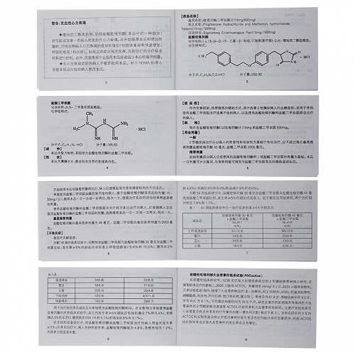 吡格列酮用量图片