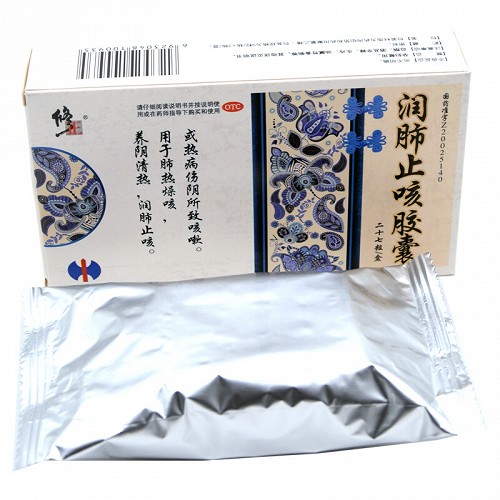 修正 润肺止咳胶囊 0.35g*9粒*3板