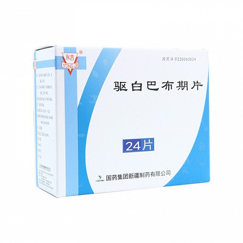 国药工业 驱白巴布期片 0.5g*24片