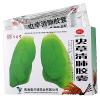 中国药材 虫草清肺胶囊 48粒