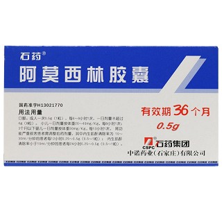 石药 阿莫西林胶囊 0.5g*20粒