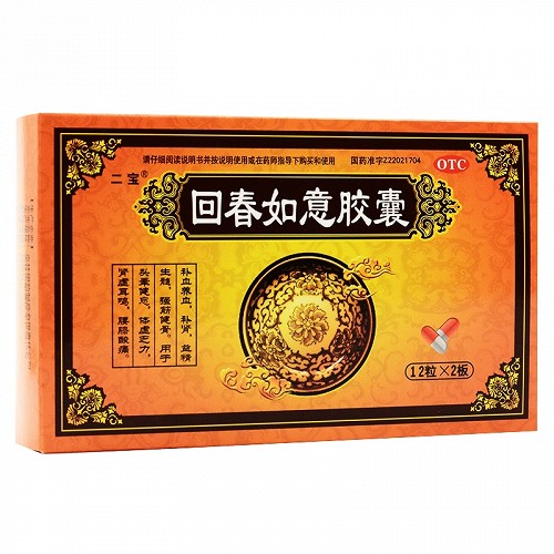 二宝 回春如意胶囊 0.25g*12粒*2板