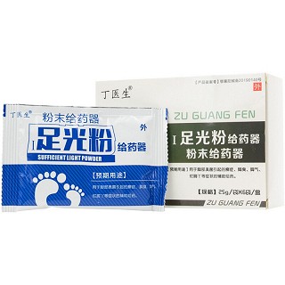 丁医生 粉末给药器I足光粉给药器 25g*6袋