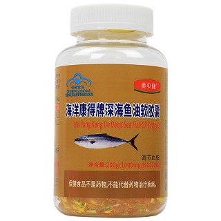 美贝健 海洋康得牌深海鱼油软胶囊 1g*200粒